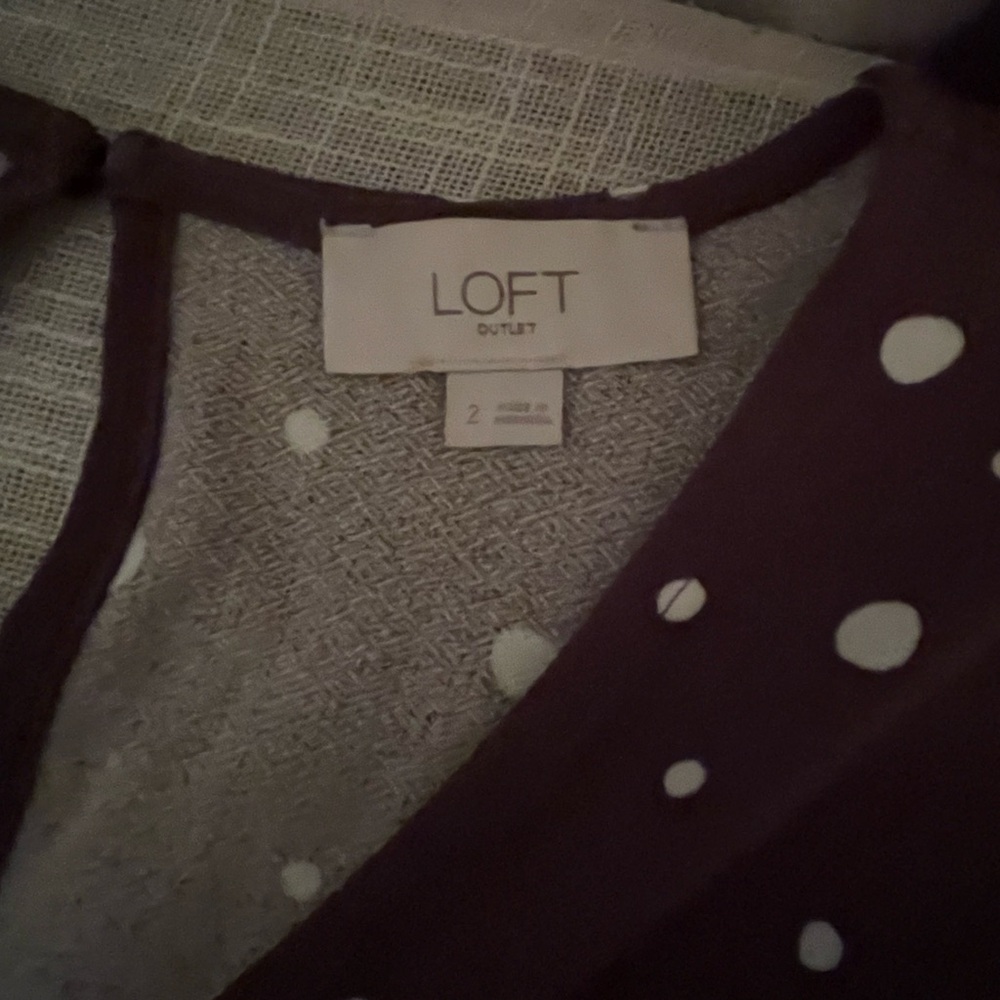 LOFT Outlet Brown Wide leg Jumpsuit